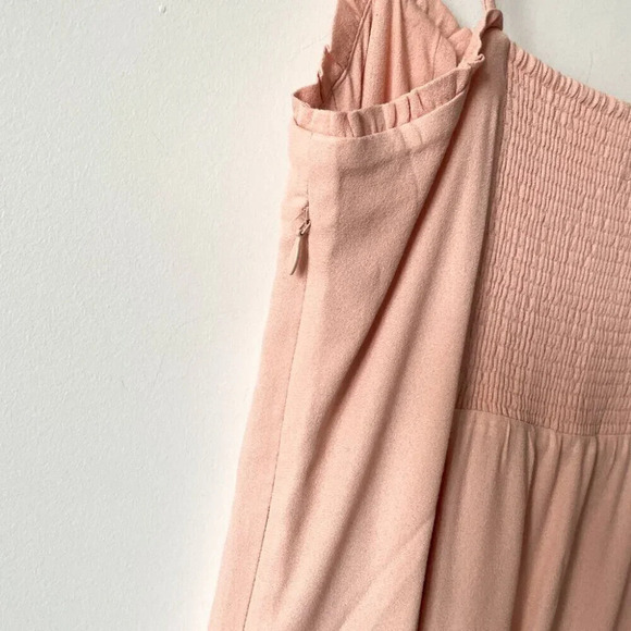 Aritzia Wilfred Sweetheart  Broadway Dress in Coral Blush Pink Size 12 - Picture 5 of 8